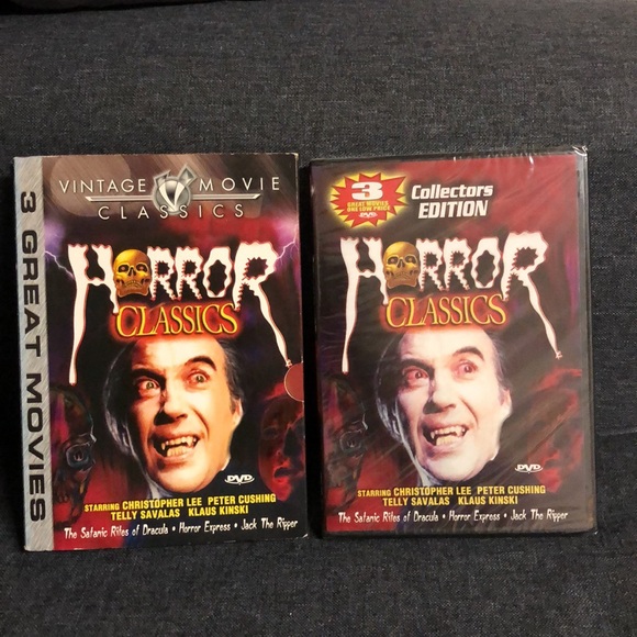 Vintage Movie Classics 3 Horror Films on DVD Dracula Jack The Ripper Express New - Picture 7 of 10